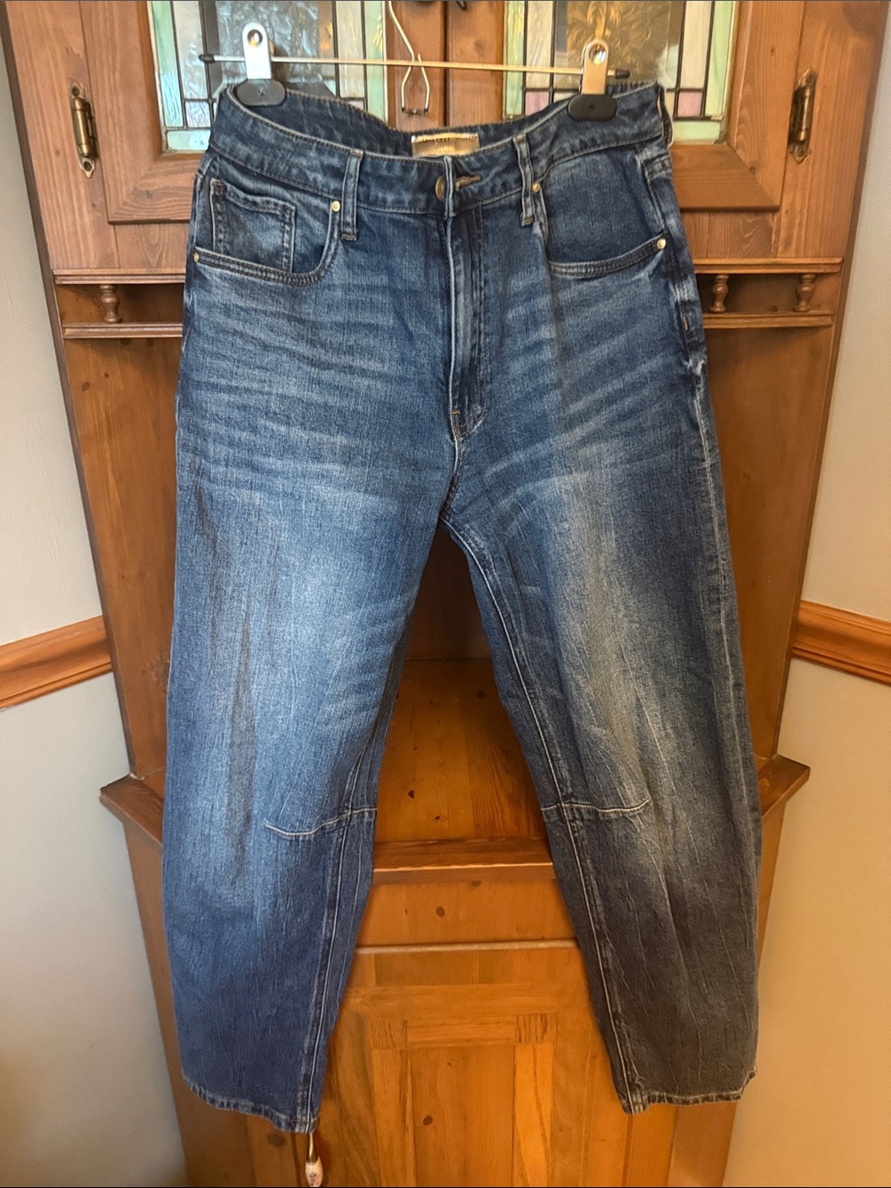 KUT from the Kloth Ashley Slouchy Barrel High Rise Jeans Size 2 Medium Wash